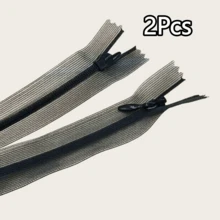 2/4 قطع سحاب شفاف لفستان التول، أداة أساسية لمشاريع DIY اليدوية والخياطة، تصميم منزلق مناسب للحقائب والملابس والإكسسوارات، لوازم الخياطة - متعدد الألوان - مشاهدة 15