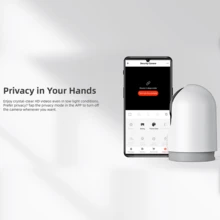 PANDA Z3 High Definition Security Camera, 2.4G WIFI Bluetooth, Motion Detection, Two-Way Audio, Pet Monitor, Alarm Notification, Customizable Monitoring Area, 4MP Indoor PTZ Camera - White - View 8