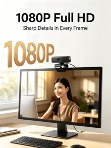 UGREEN HD Camera 2MP 1080P-CM925/1.5m Cable Fixed Focus Video Calling Remote Chat - View 2