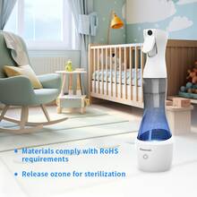 PANDA GL-601 Multifunctional Ozone Sprayer, 3-In-1 Fruit & Vegetable Purifier, Portable Ozone Water Generator, Suitable For Home Cleaning Appliances, Kitchen Deodorization, Pet Deodorization And More - White - View 10