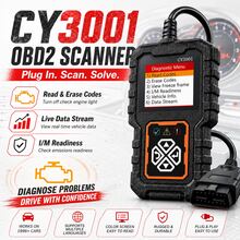 CY3001 高精度 OBDII 掃描儀 即時數據監控汽車引擎故障碼讀取診斷工具 - CY3001 - 查看 9