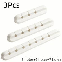 1Pc/3Pcs Cable Management Clips, Self-Adhesive Cable Organizer Clips For Desktop USB Charging Cables, Bedside Power Cords, Mouse Cables, PC Office Home Use - Multicolor - View 16