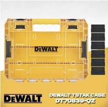 DEWALT TSTAK 特大號零件收納盒附手把，可攜式五金整理盒附隔板，適用螺絲起子頭、螺絲、螺帽、螺栓及小型配件的收納盒 - A - 查看 3