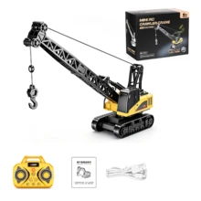 1:64 Mini Alloy Remote Control Crane, Small Simulation Remote Control Crane, 2.4Ghz Remote Control Toy Model Car, 2.4G APP Controllable Desktop Crane Engineering Toy Car With Lights, Portable, Suitable For Boys And Girls Remote Control Toy Car, Ideal Game Gift Toy For Children. Boys Toys Remote Control Car Toy Car - Multicolor - View 8