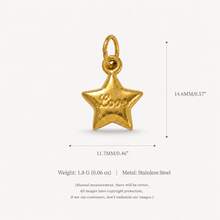 1pc Gold Rhinestone Pendant, Minimalist High-End Style, 18KPVD Gold Plated 316 Stainless Steel Material, Waterproof And Fade-Resistant, Suitable For Handmade Shop DIY, Factory Semi-Finished Product Production And Other Scenarios - Multicolor - View 9