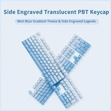 OEM Backlit Keycaps -104 Keys - Double Ray PBT Material - Minimalist Style, 61/64/68/84/87/96/98/100/104 Mechanical Keyboard, Gaming Keyboard Accessories, Gradient Backlight Effect, Durable PBT Material, Mechanical Keyboard Keycaps - View 1