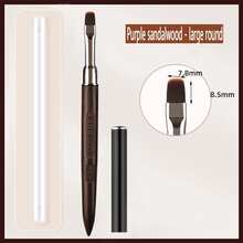 French Manicure Brush, Functional Nail Art Pen, Suitable For French Manicure, Commonly Used Nail Artist Pen Size, Gel Nail Polish Brush -, Professional Nail Art Tool, With Precision Brush Head, For Home And Salon Use, Durable Nail Polish Pen - Multicolor - View 11
