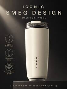 SMEGGEMS Double-Wall Insulated Travel Mug 420ml Lightweight Coffee Cup With Lid, Portable For Office And Commute - Below 0.5L - View 6