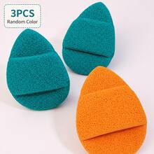 1/3pcs Deep Cleansing Exfoliating Facial Sponge, Random Color, Reusable, Removes Blackheads And Deep Dirt, Prevents Acne, Suitable For Beauty Skincare, African Net Sponge, Exfoliating Glove, Back Scrubber - Multicolor - View 13