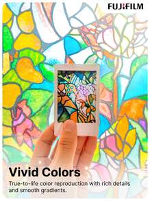 FujiFilm Instax Mini Instant Film With White Borders (20 Sheets) | Vivid Images, Stable Development, Compatible With Mini 13/Mini 12/11/SE/40//LiPlay And More Models | Preserve Your Life Memories - White - View 4