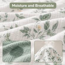 3 Packs Muslin Swaddle Blankets, Cotton Receiving Baby Blanket Large 40 X 38 Inches, Soft Breathable Swaddling Wrap For Unisex Newborn - Multicolor - View 3