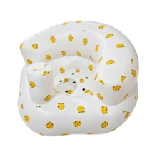 Foldable Inflatable Baby Seat Cushion, Portable PVC Sitting Trainer, Anti-Slip Floor Mat For Infants, Travel Gift - Multicolor - View 11