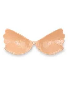 2/1 Pair New Self-Adhesive Push-Up Bra Pads, Nude/Black - Multicolor - View 3