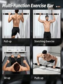 1pc Adjustable Pull-Up Bar, Chin-Up Bar, Universal Bar, Suitable For Door Mounting, Easy Installation, Training Accessory, Unisex, Suitable For Adults, Ideal For Home Workout - Multiple Specifications - View 4