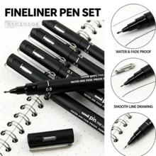 UNI PIN 200 Technical Drawing Pen, Manga Design Pen, Tracing Pen - A - View 6