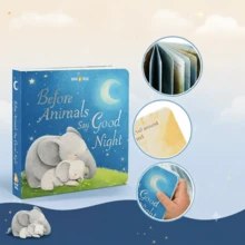 beartale "Animals Say Goodnight" Children's Bedtime Story Picture Book, Toddler Sleep Time Storybook, Early Learning, Birthday Gift For Boys And Girls - Multicolor - View 10