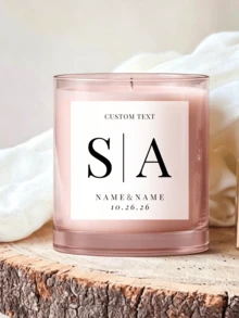 1/12/24pcs Customized Scented Candle Stickers, Personalized Photo Logo Stickers, Suitable For Scented DIY, Handmade Candle Making, Home Fragrance Decoration, Perfect For Gifting To Best Friends, Lovers, Handmade Enthusiasts, Gift Customers, Home Decor Enthusiasts, Suitable For Weddings, Birthdays, Parties, Various Holidays - Multicolor 1 - View 7