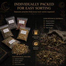 40 Pack Natural Dried Herbs & Flowers Kit, Multipurpose Botanical Set For DIY Candle Soap Making, Sachet Craft & Home Decor` - 40pcs - View 3