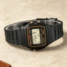 Casio 情侶石英手錶 - 黑色 - 查看 5
