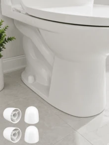1/2/4/8Pcs Durable Plastic Toilet Bolt Caps Push On Screw Cover Waterproof Dustproof Rust Resistant Conceal Exposed Floor Bolts Fit Most Standard Toilet Base Replacement Bathroom Hardware Home Decor Accessories - Multicolor - View 1