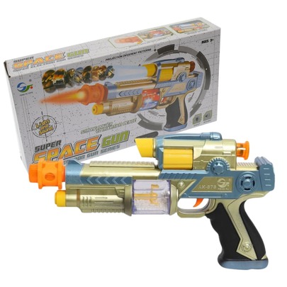 Pistola Espacial Galáxia Com Luz Som E Projeção 27cm