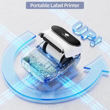 Phomemo M110 Wireless Label Printer - 203dpi Portable Label Maker, Suitable For Small Businesses, Offices, Stores - Compatible With IOS/Android And PC - Suitable For Barcode, Price, Logistics, Address And Clothing Labels - White - View 8