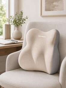 1pc Memory Foam Lumbar Support Cushion, Car Seat Heightening Pad, Waist Pillow, Suitable For Car And Home Office, Provides Lower Back And Lumbar Support - Lumbar Support - View 8