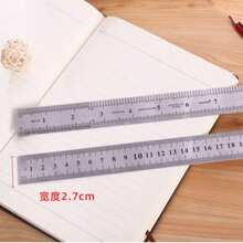 15/20/30cm Stainless Steel Metal Straight Ruler Precision Double Sided Precision Measuring Tool Scale Metric Ruler Accessories - Multiple Styles - View 8