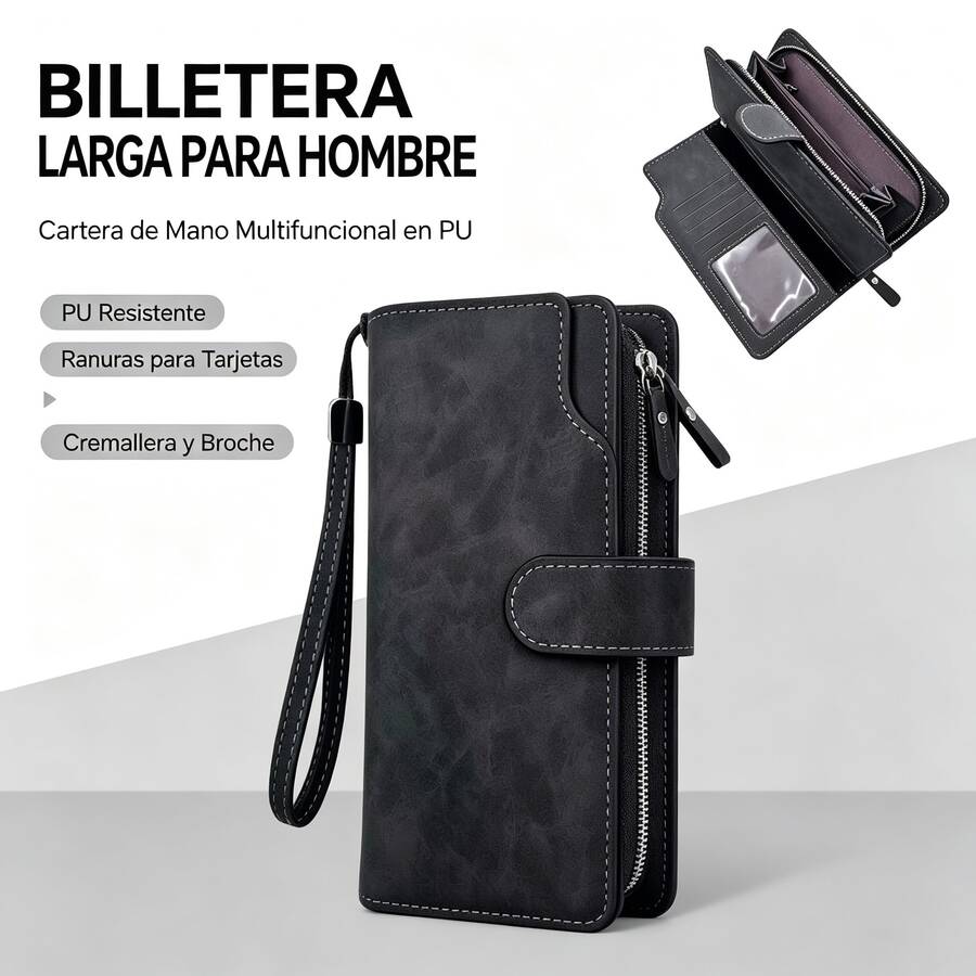 Men Wallets - Black - View 1