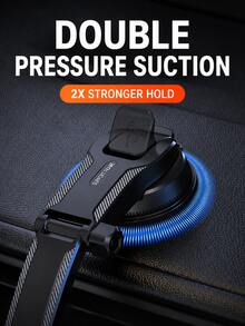 360° Rotatable Suction Cup Car Phone Holder, Flexible Long Arm Dashboard & Windshield Mount, Strong Adhesive Base Hands-Free Phone Stand, ABS Material Universal Smartphone Navigation Bracket, Suitable For Vehicles - A - View 7