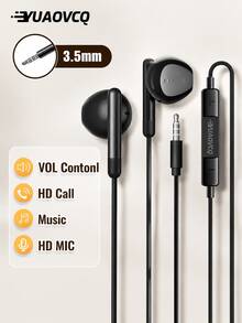 YUAOVCQ Wired In-Ear Sleep Earbuds, Dual Noise-Proof, Dual Physical Isolation, 3.5mm Or Type-C Interface, Suitable For Sports And Sleep Wear, Compatible With Smartphones, High-Definition Microphone, Suitable For Calls, Computers And Game Consoles - View 13