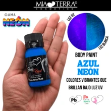 MIA TERRA COSMETICS PACKAGE OF 6 PIECES NEON WATER-BASED LIQUID BODY PAINT - Multicolor - View 5