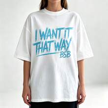 Beautiful Summer Tops For Women, 2026 Unisex T-Shirts, Pop Music Nostalgic Style, BS - White - View 2