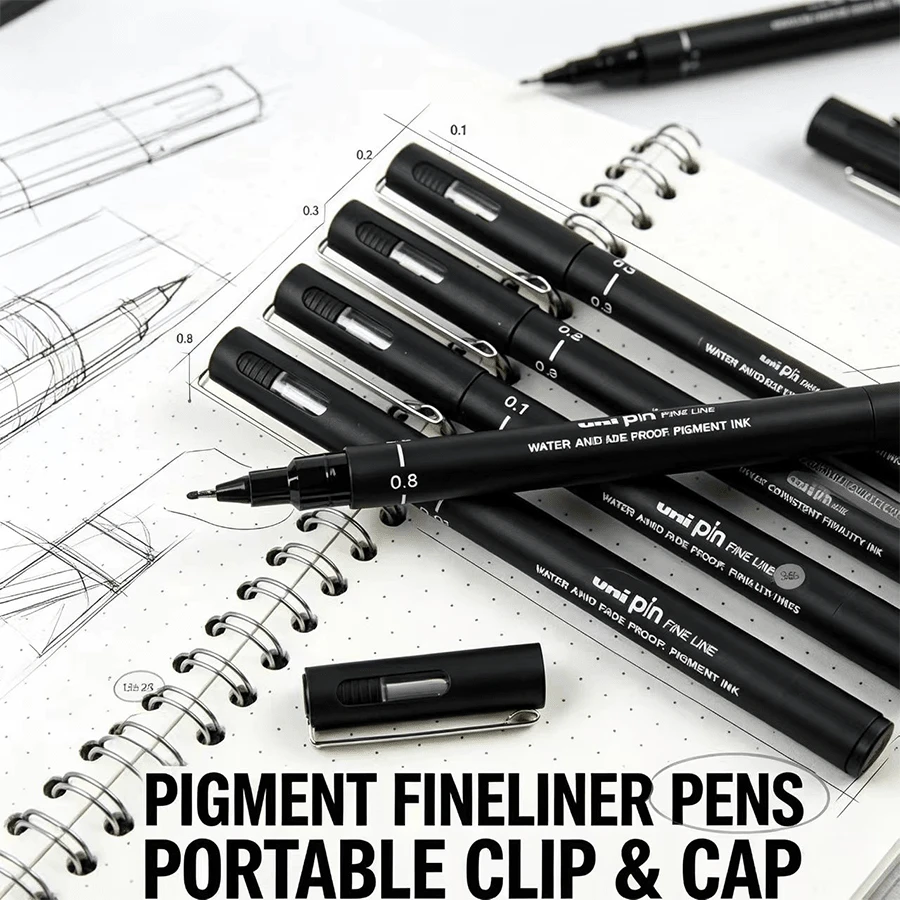 UNI PIN 200 Technical Drawing Pen, Manga Design Pen, Tracing Pen
