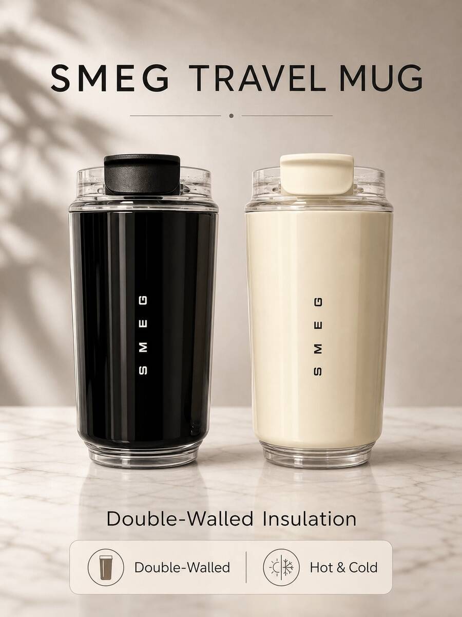 Fashionable Stainless Steel 240ml Cup, Leak-Proof Double-Layer Cup Wall, Suitable For Hot And Cold Drinks, Soft Drinks, Fruit Tea, Juice, Coffee, Etc., Is A Good Coffee Gift - Below 0.5L - View 1