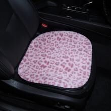 Car Seat Cushion, Plush Leopard Print Non-Slip Warm Seat Pad, Suitable For All Seasons - Leopard - View 10