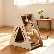 Triangular Vertical Cat Scratching Board, Sisal Rope Wear-Resistant No-Shed Cat Claw Board, Cat Toy Cat Claw Sharpener - View 4