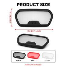 Silicone Protective Cover For Ninebot E2/E2Pro/E2Plus Electric Scooter Display, With Adhesive Strip Accessory - Black - View 3