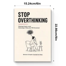 Buku Catatan untuk Menghentikan Terlalu Banyak Berpikir & Pertumbuhan Keuangan, Keseimbangan Emosional, Berpikir Jernih, Manajemen Uang, Literasi Keuangan, Pengeluaran Cerdas, Pola Pikir Positif & Pengembangan Diri - Koleksi Pola Pikir & Pertumbuhan Keuangan - View 3