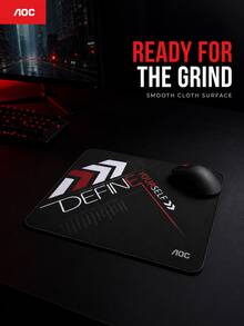 AOC Gaming Mouse Pad, Smooth Cloth Surface, Precision Stitched Edge, Non-Slip Desk Mat For Gaming & Office, Compact/Large Size - View 6