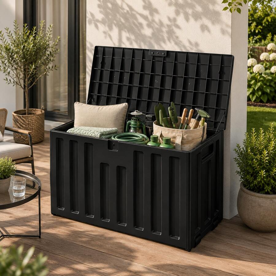 Outdoor Storage Box, Cabinet, And Shelf - 1pc-extra Large Capacity - View 1