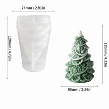 Pine Cone Layered Christmas Tree Silicone Mold, Suitable For Candle Making, Resin Jewelry And Clay Crafts - Multi-Functional Holiday Mold With Asymmetrical Pine Cone Shape, Suitable For Wax, Resin And Clay, For Christmas Decoration And Gift Making. - Christmas Tree Mold - View 6