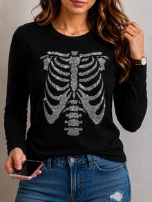 Women T-Shirts - Black - View 1