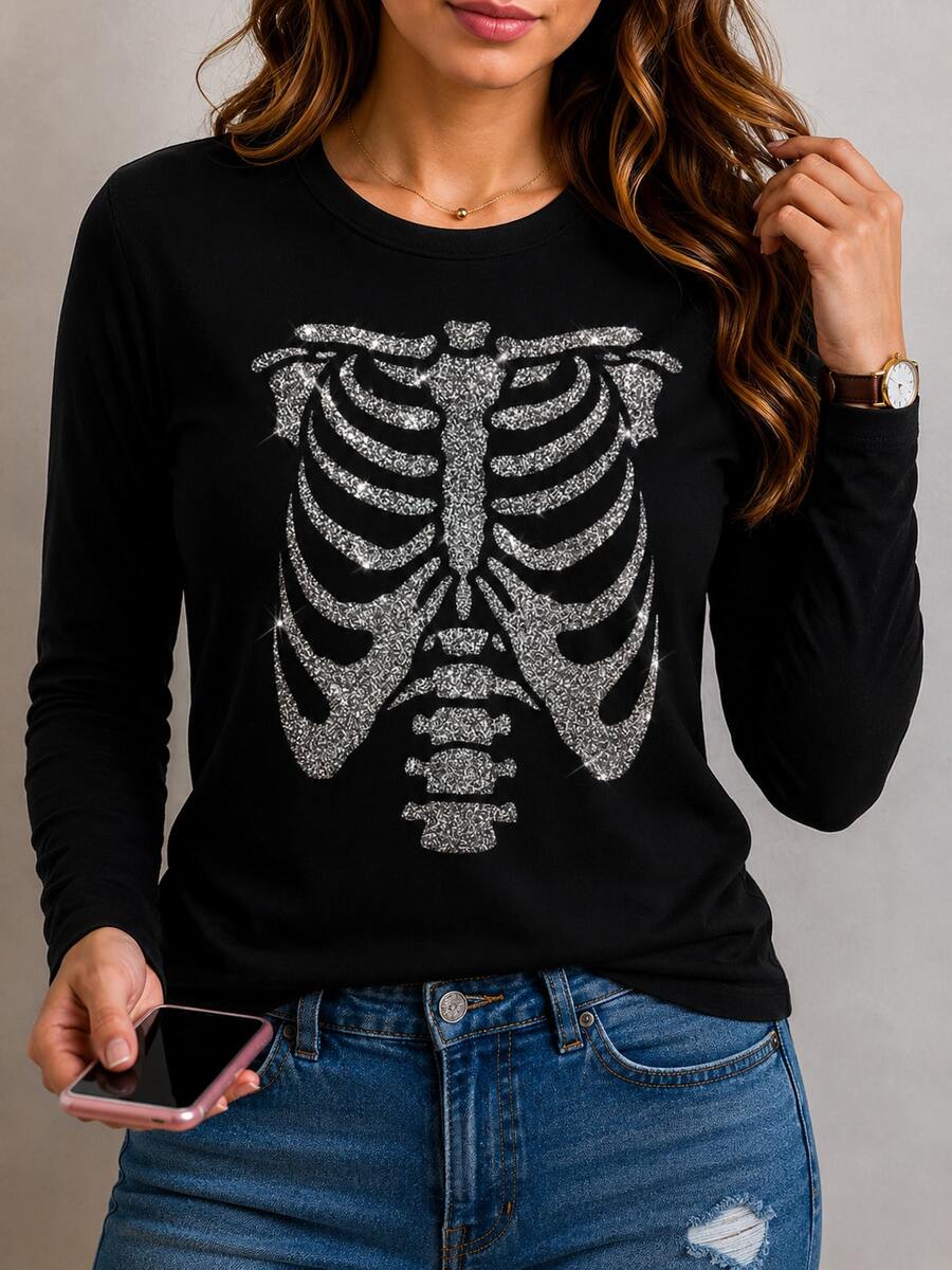 Women T-Shirts - Black - View 1
