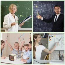 Haste Bastão de Leitura Extensível Guia para Leitura no Quadro Escolar Professor Educador - cor aleatória - Visão 3