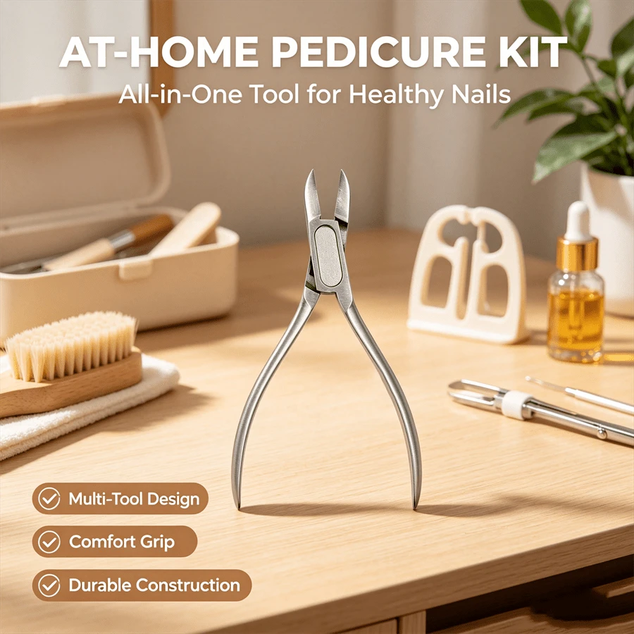 Heavy-Duty Stainless Steel Eagle Beak Pliers, Pointed Tip For Deep Nail Groove, Built-In Spring For Effortless Use, Trims Thick And Hard Nails Without Jamming, Essential Hand And Foot Care Set, 1/2pcs Optional - Dead Skin Pliers - View 1
