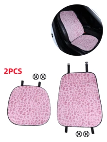 Car Seat Cushion, Plush Leopard Print Non-Slip Warm Seat Pad, Suitable For All Seasons - Leopard - View 15