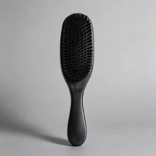 Sisir Gelombang Bulu Babi Hutan, Cocok untuk Rambut Tipis hingga Sedang, Gelombang 360 Derajat, Halus dan Dipoles, Lembut di Kulit Kepala, Gagang Kayu Solid, untuk Menata Jenggot - Sikat Jenggot - View 6