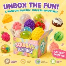 Tachimi 1pc Kids Mixed Random Rotating Egg Box, Colorful Soft Cute Squeeze Stress Relief Toy Set, Cute Multi-Shape Sensory Set, Classroom Reward, Unisex Birthday Creative Gift Bag (Bagged Delivery, Random Shipment) - Multicolor - View 1