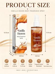 Vanilla Paradise Gourmet Body Mist, Top Notes Creamy Lychee, Middle Notes Vanilla Caramel, Base Notes Sandalwood Amber Musk, Long-Lasting Daily Fragrance 100ml - Multi Scents - View 10
